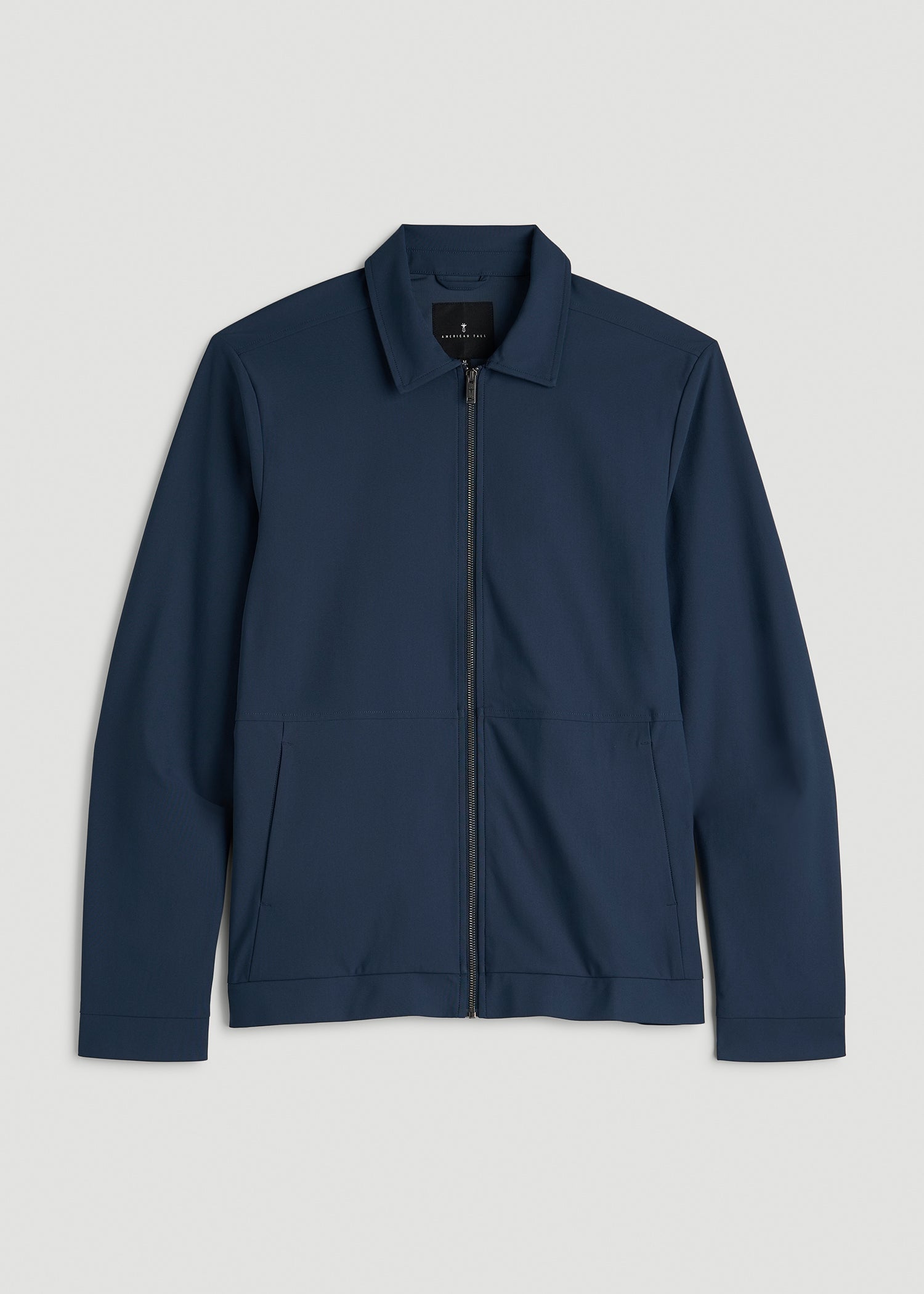 American Tall Men Traveler Bomber Jacket for Tall Men in Navy Blue