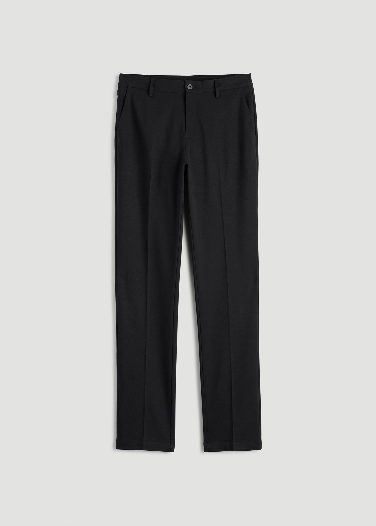 American Tall Men Flex Tech Suit Pants for Tall Men in Black