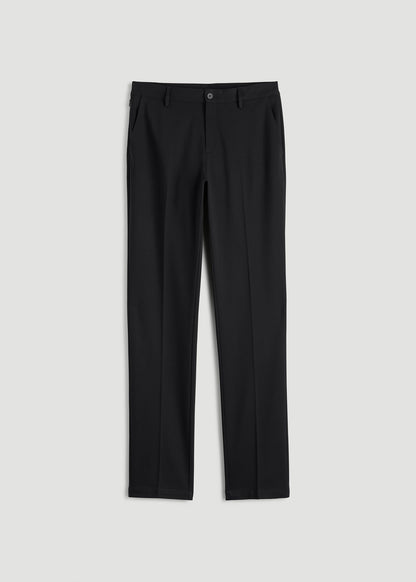 American Tall Men Flex Tech Suit Pants for Tall Men in Black