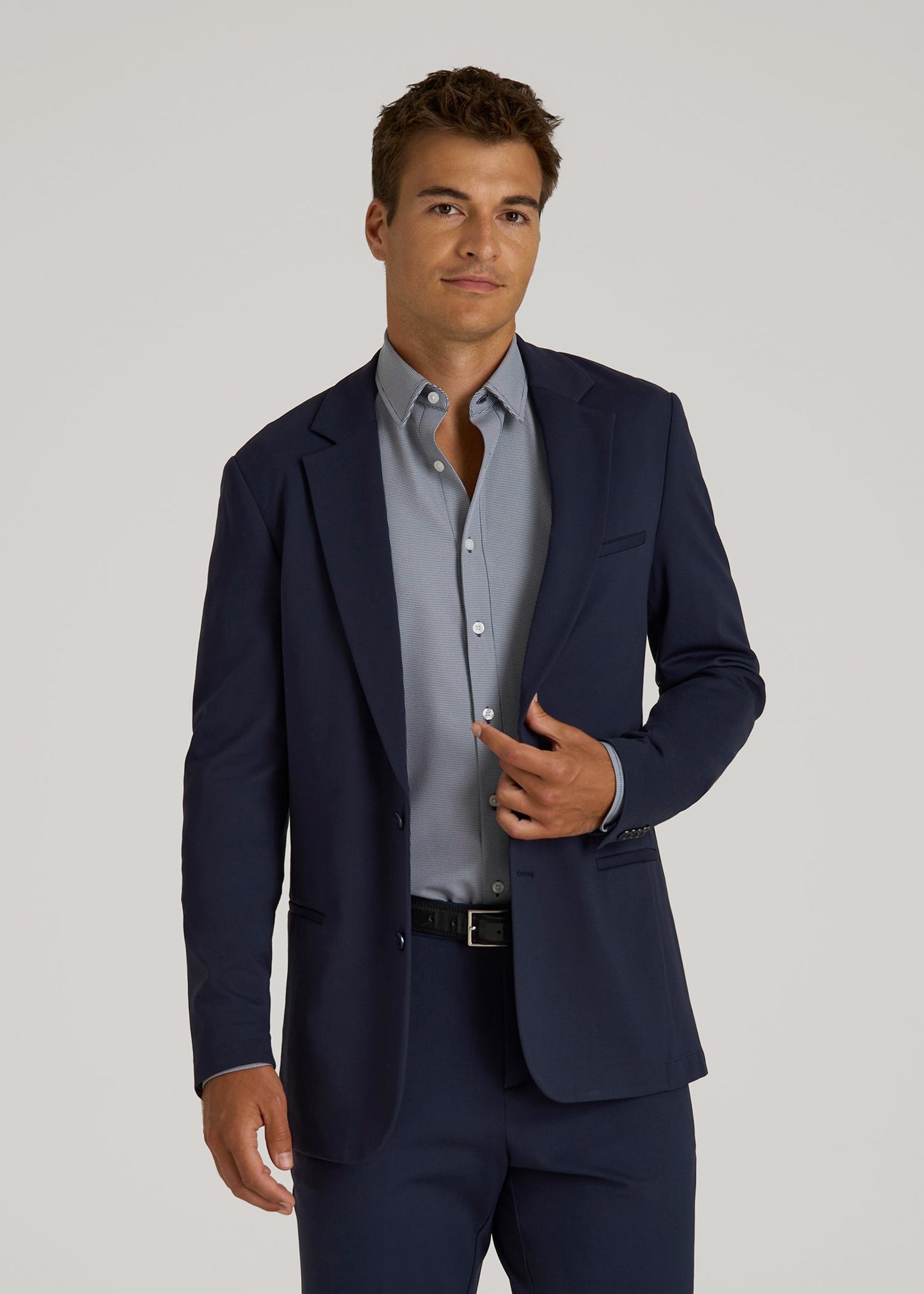 American Tall Men Flex Tech Suit Jacket for Tall Men in Navy