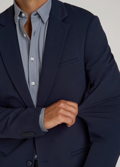 American Tall Men Flex Tech Suit Jacket for Tall Men in Navy