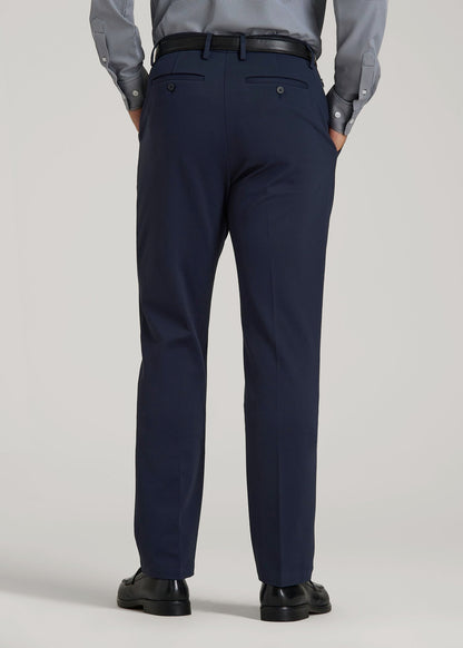 American Tall Men Flex Tech Suit Pants for Tall Men in Navy