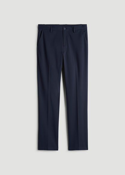 American Tall Men Flex Tech Suit Pants for Tall Men in Navy