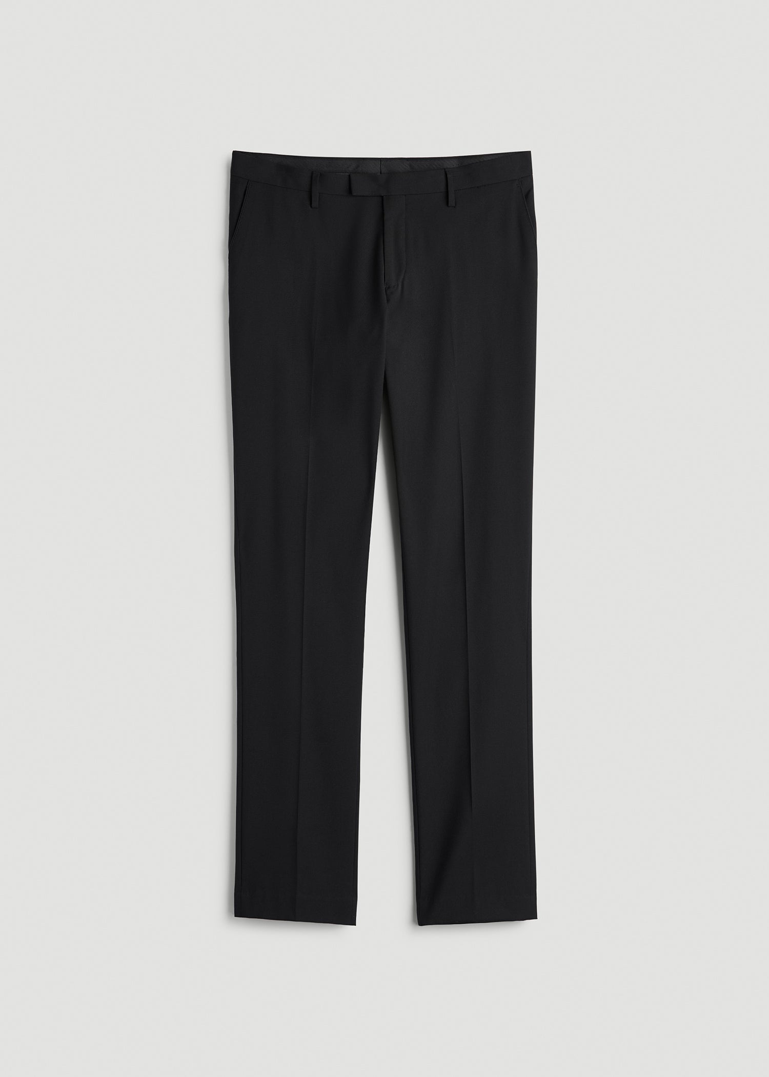 American Tall Men Suit Trousers for Tall Men in Black