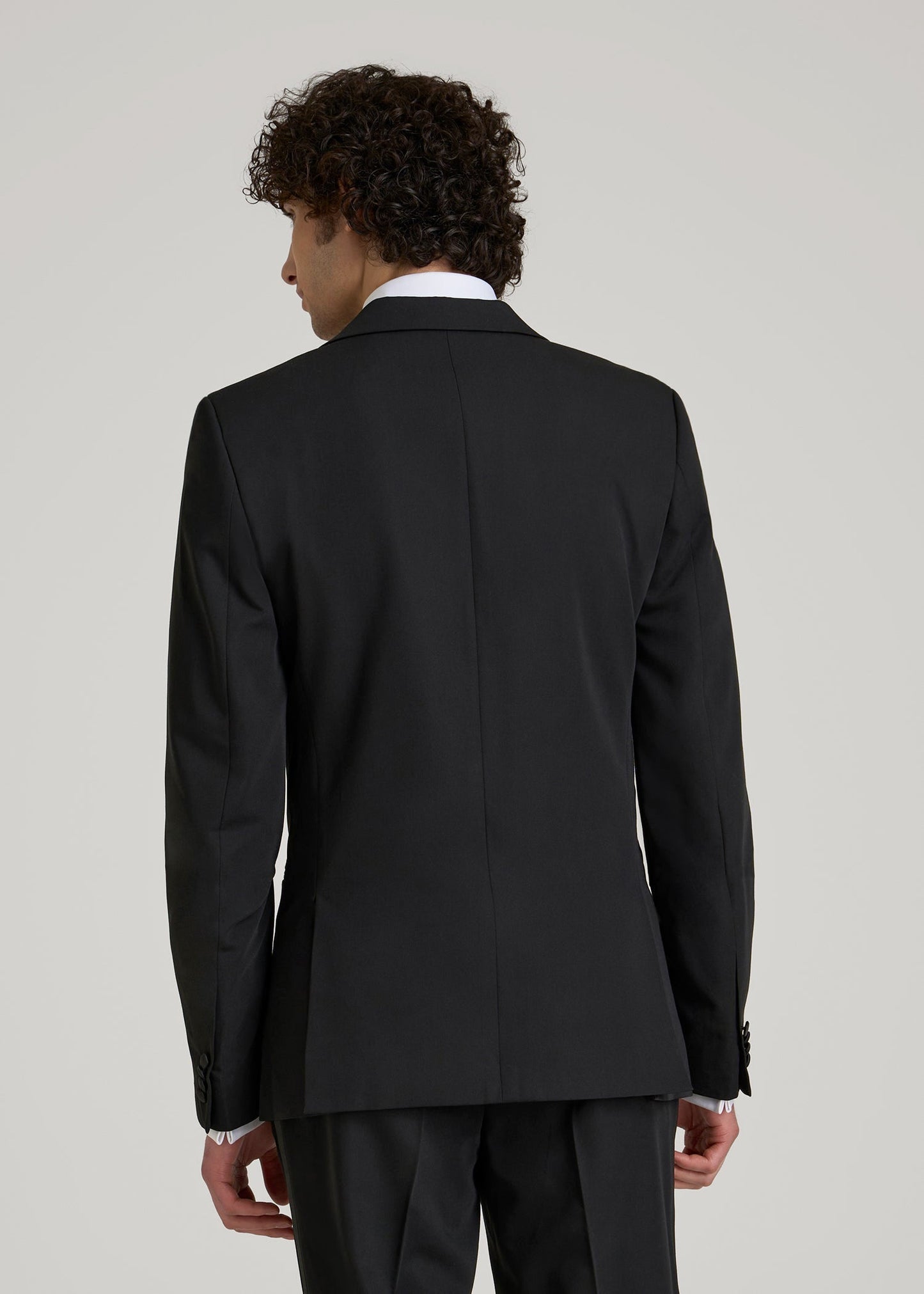American Tall Men Tuxedo Jacket for Tall Men in Black