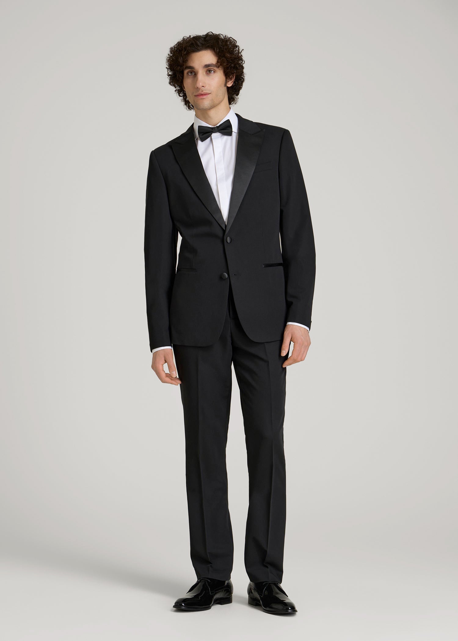 American Tall Men Tuxedo Jacket for Tall Men in Black