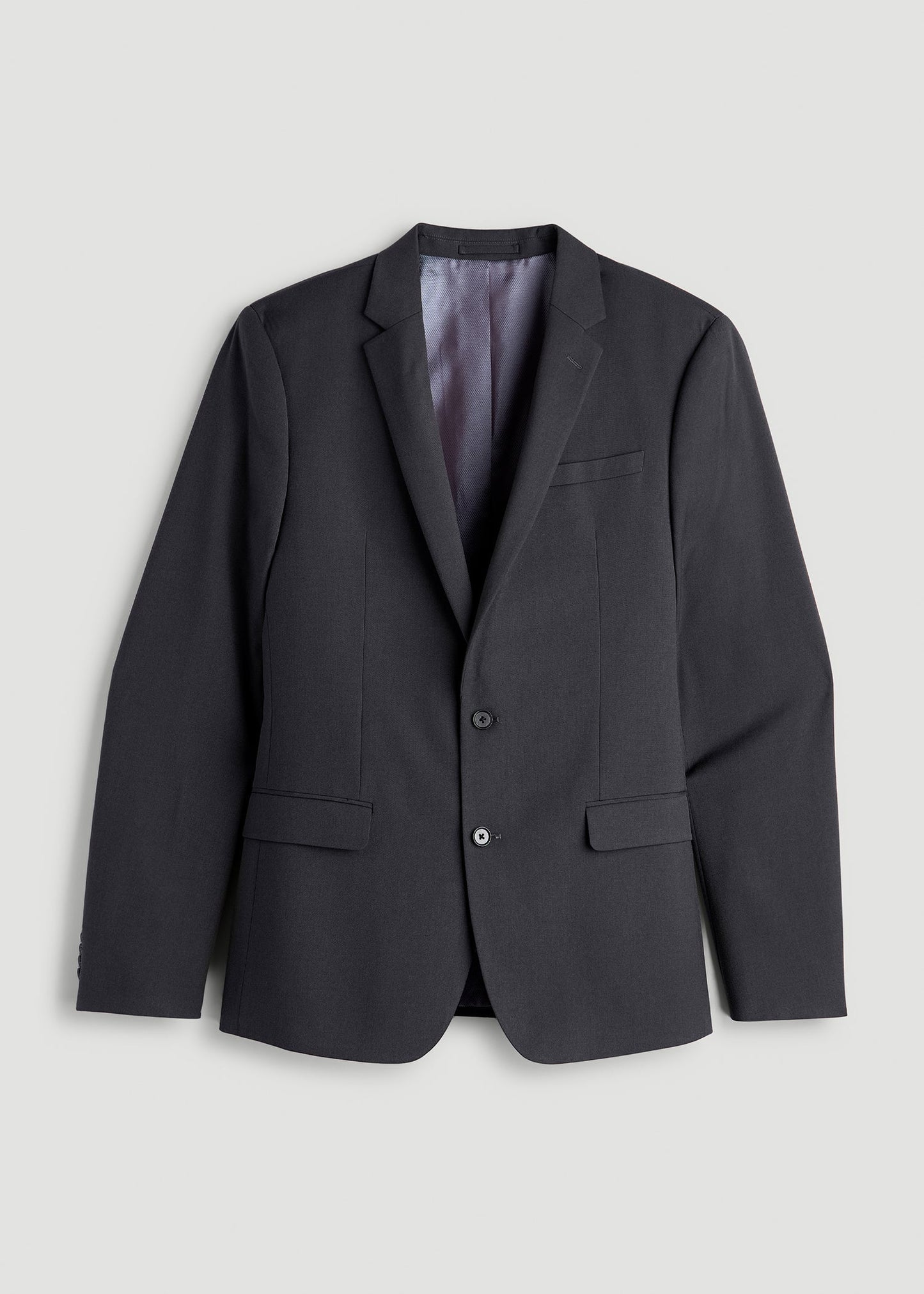 American Tall Men Suit Jacket for Tall Men in Mid Grey