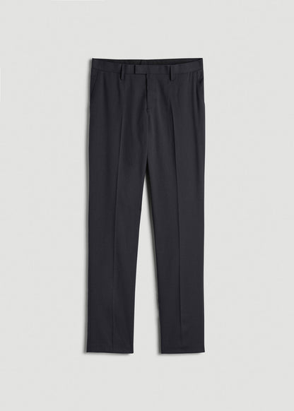American Tall Men Suit Trousers for Tall Men in Mid Grey
