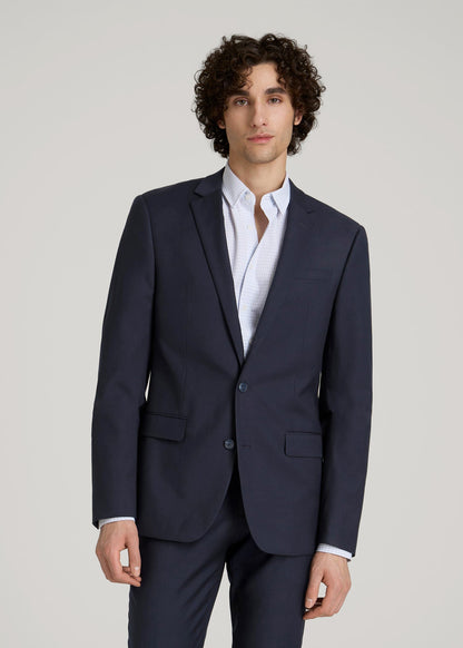 American Tall Men Suit Jacket for Tall Men in True Navy