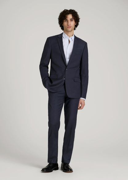 American Tall Men Suit Jacket for Tall Men in True Navy