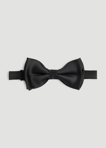 American Tall Men Bow Tie for Tall Men in Black