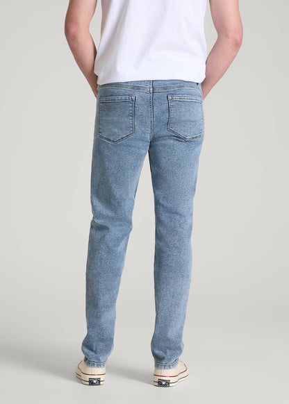 American Tall Men Dylan Slim Fit Jeans for Tall Men in Perfect Blue
