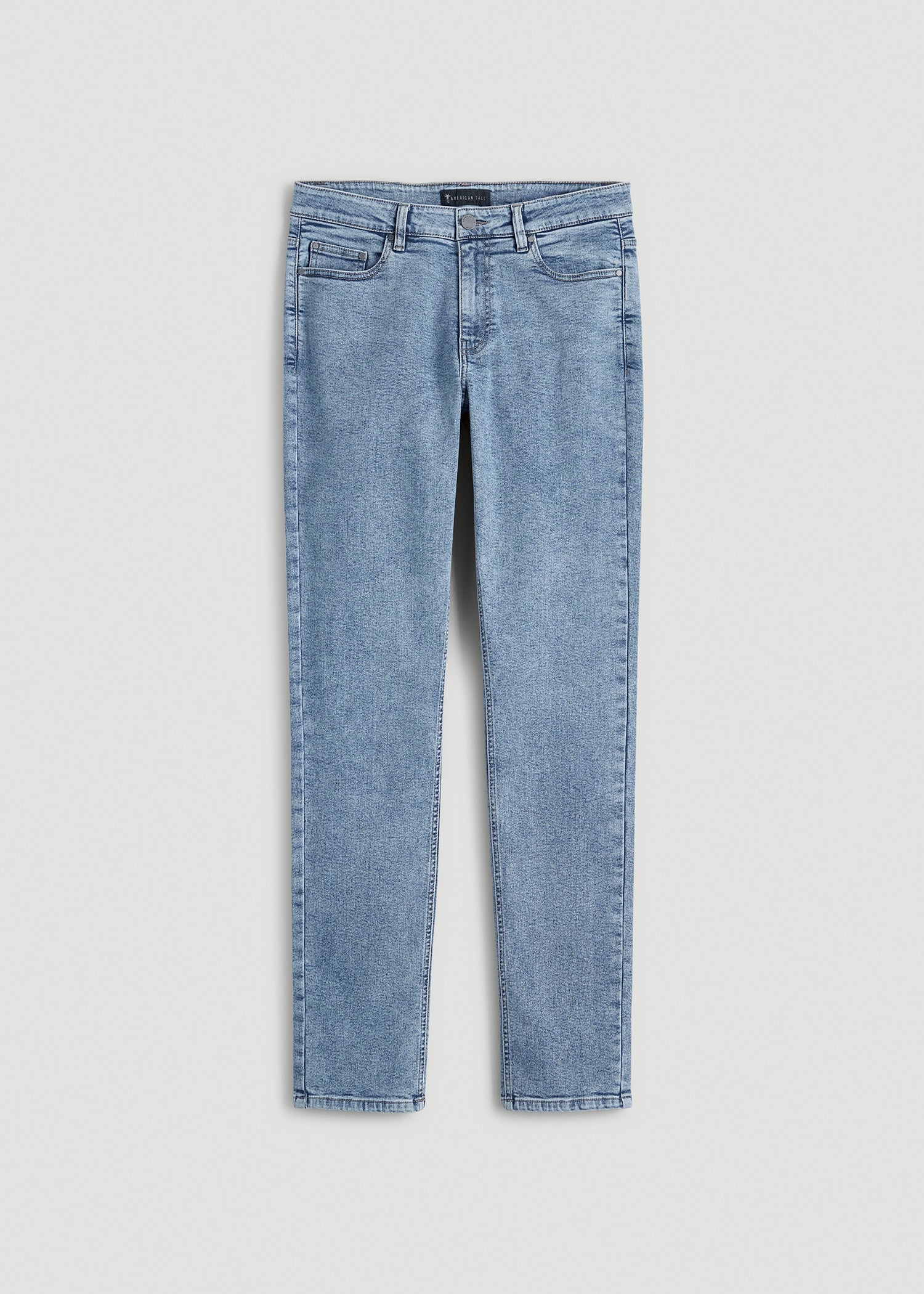 American Tall Men Dylan Slim Fit Jeans for Tall Men in Perfect Blue
