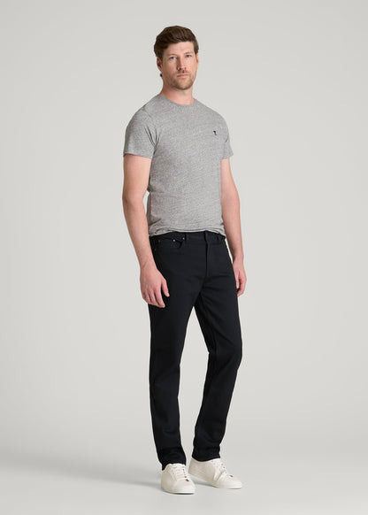 American Tall Men Dylan Slim Fit Jeans for Tall Men in Optimum Black