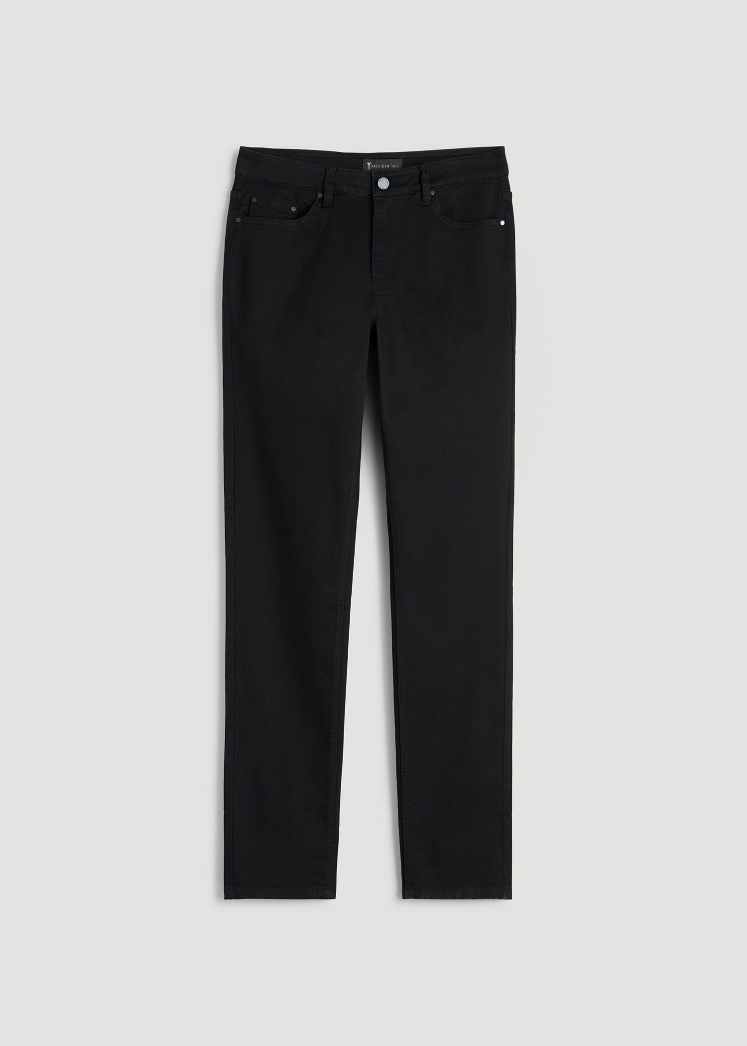 American Tall Men Dylan Slim Fit Jeans for Tall Men in Optimum Black