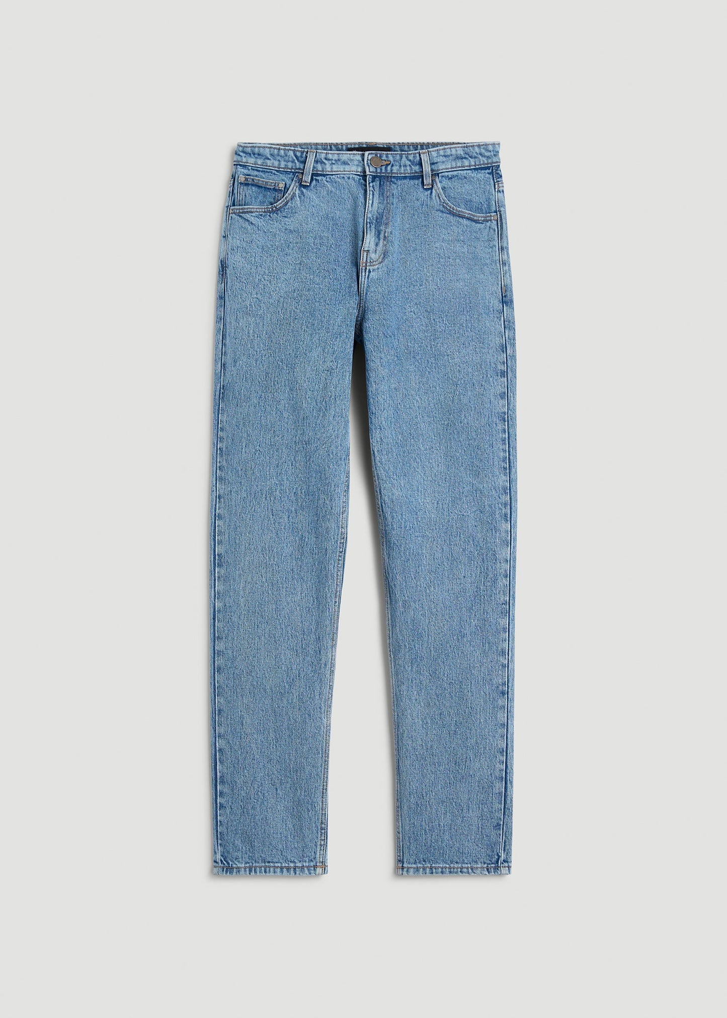 American Tall Men MILO Relaxed Tapered Fit Jeans for Tall Men in Perfect Blue