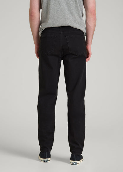 American Tall Men MILO Relaxed Tapered Fit Jeans for Tall Men in Optimum Black