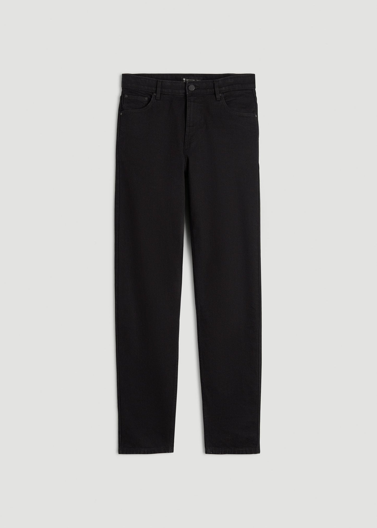 American Tall Men MILO Relaxed Tapered Fit Jeans for Tall Men in Optimum Black