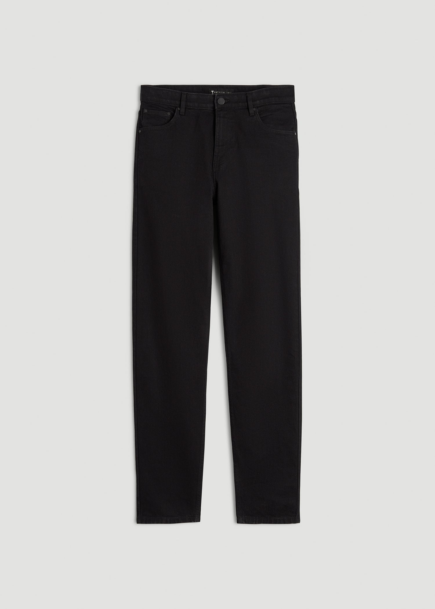 American Tall Men MILO Relaxed Tapered Fit Jeans for Tall Men in Optimum Black