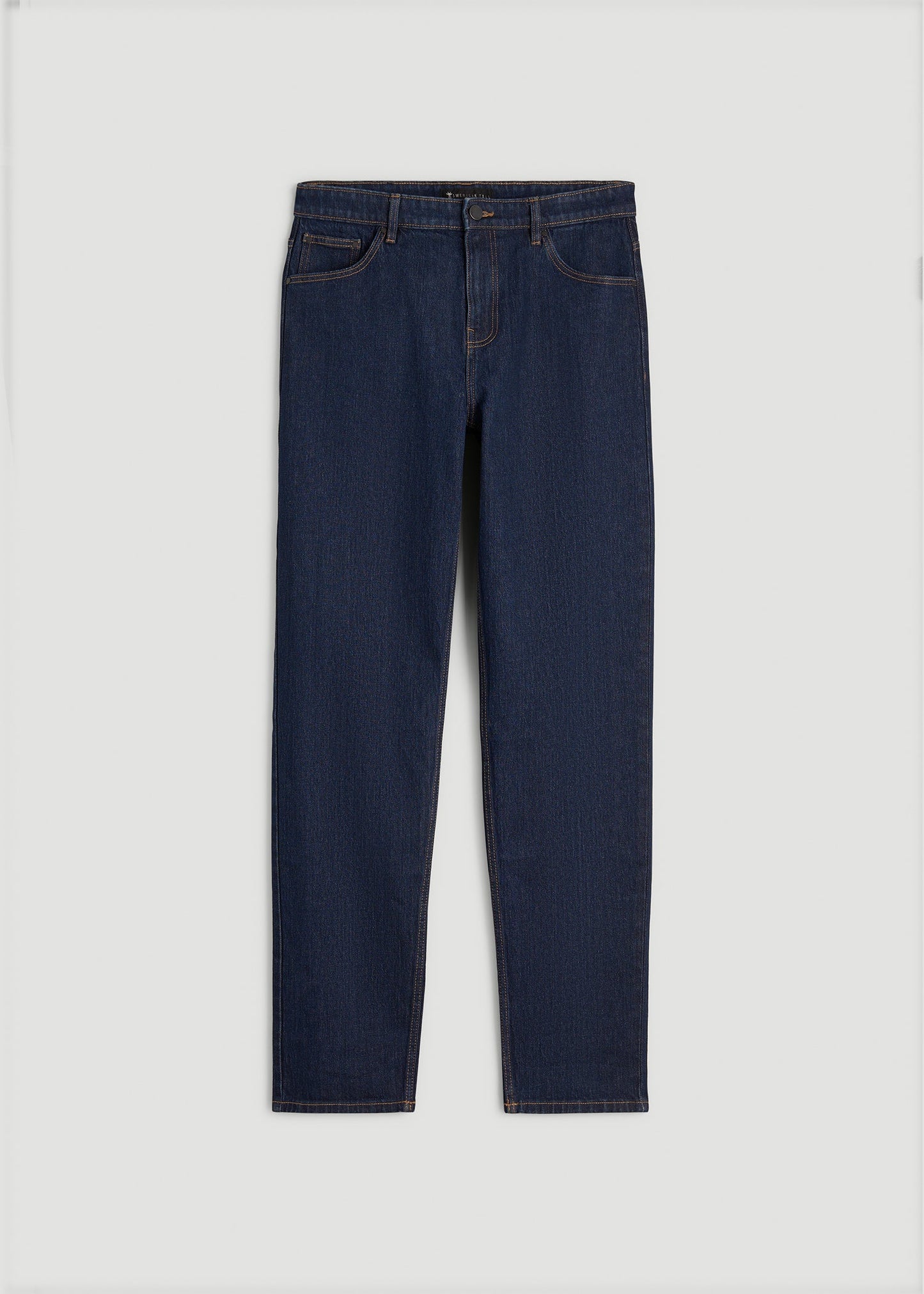 American Tall Men MILO Relaxed Tapered Fit Jeans for Tall Men in Deep Indigo Wash