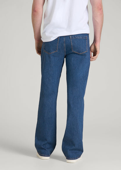 American Tall Men Bootcut Jeans for Tall Men in New Colorado Blue