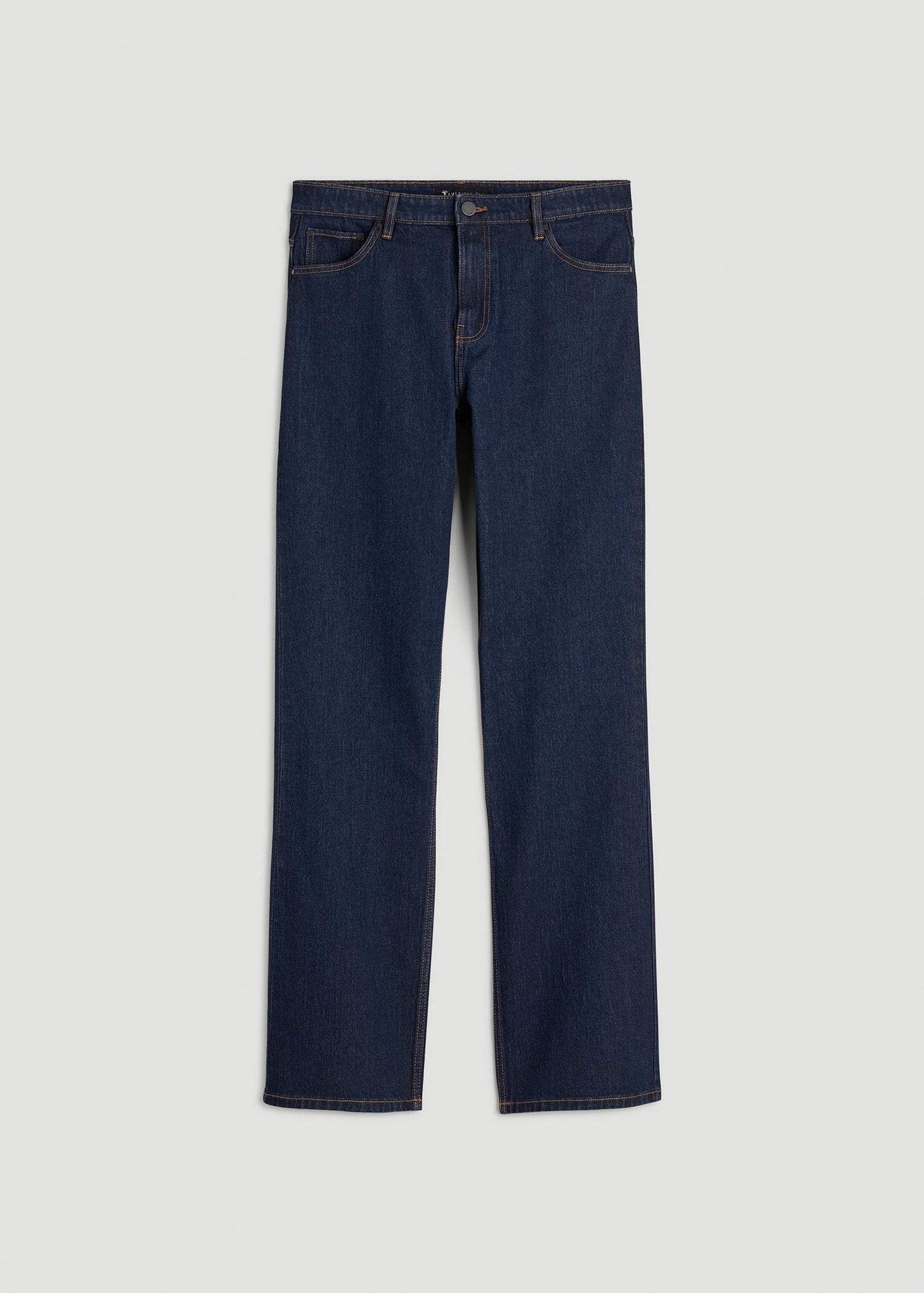 American Tall Men Bootcut Jeans for Tall Men in Deep Indigo Wash