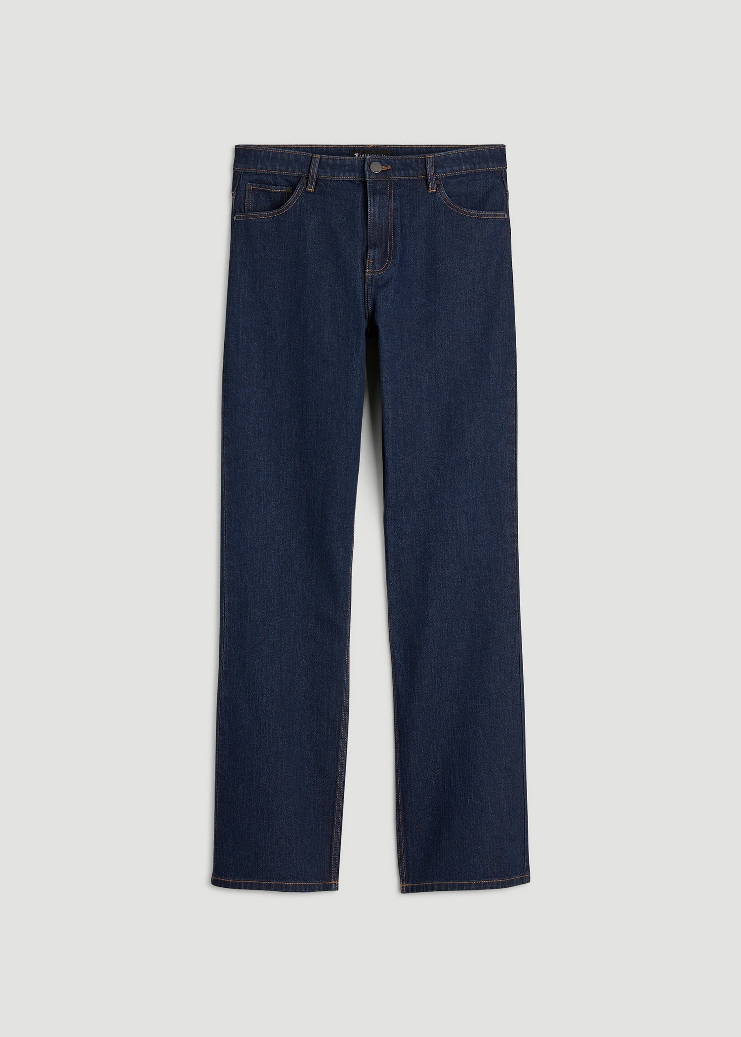 American Tall Men Bootcut Jeans for Tall Men in Deep Indigo Wash