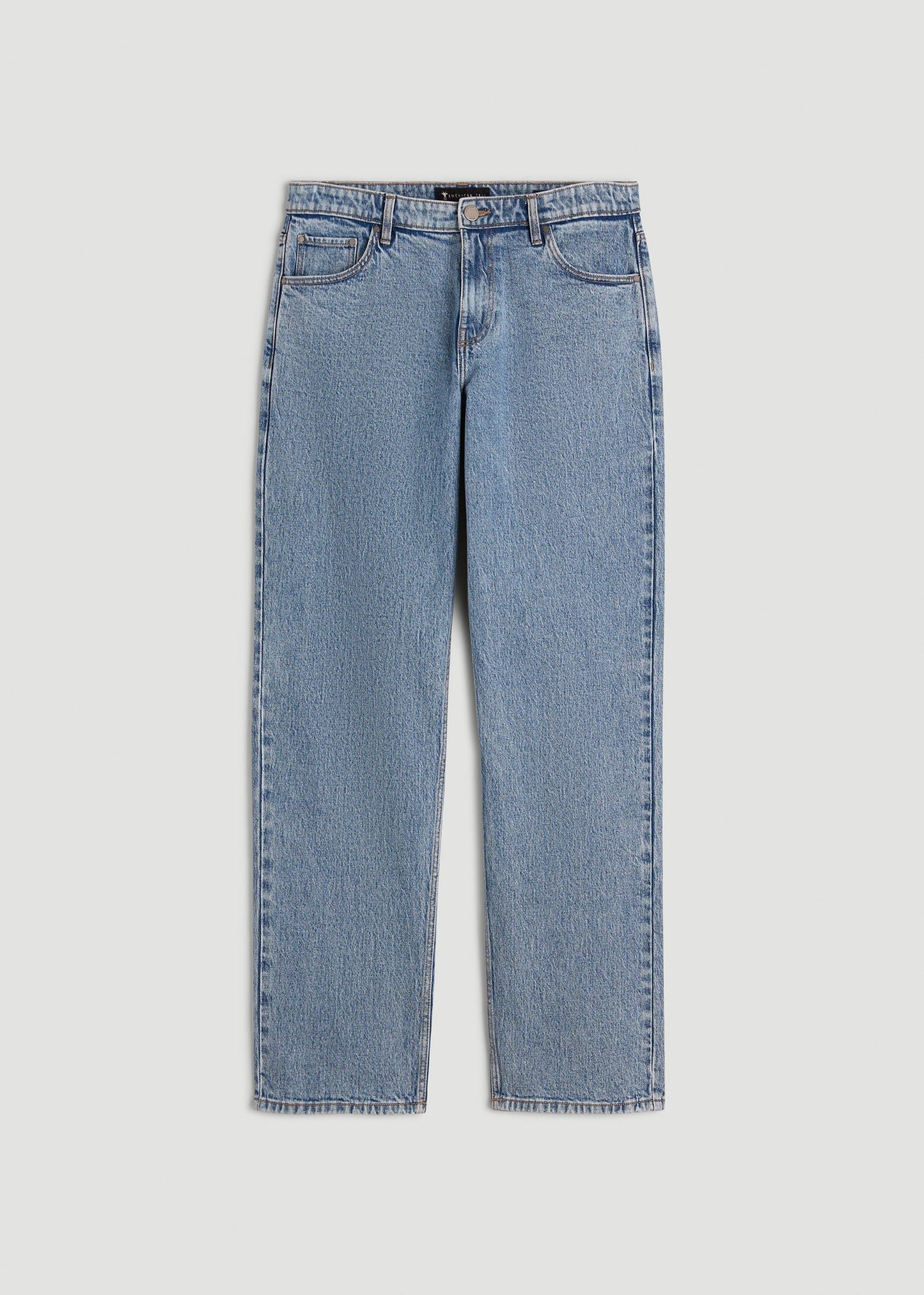 American Tall Men Loose Fit Jeans for Tall Men in Perfect Blue