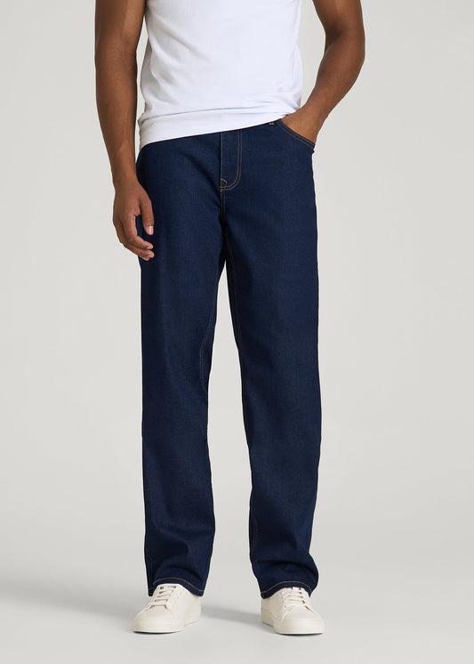 American Tall Men J1 STRAIGHT LEG Jeans for Tall Men in Deep Indigo Wash