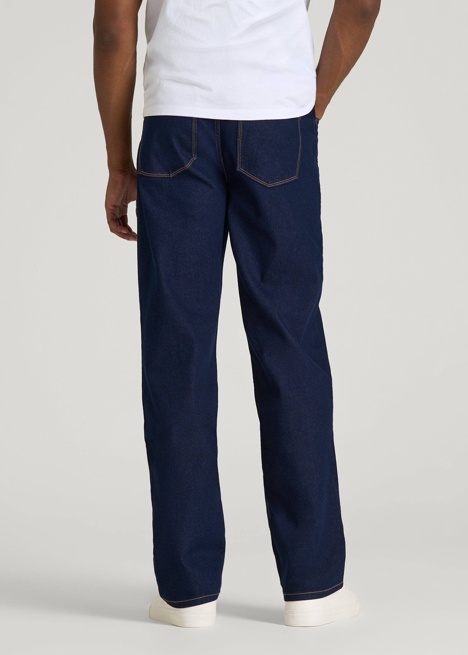 American Tall Men J1 STRAIGHT LEG Jeans for Tall Men in Deep Indigo Wash