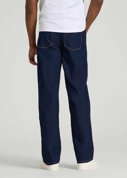 American Tall Men J1 STRAIGHT LEG Jeans for Tall Men in Deep Indigo Wash