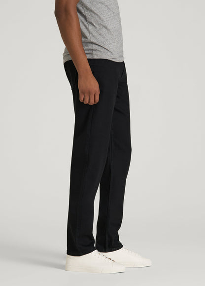 American Tall Men Carman TAPERED Jeans for Tall Men in Optimum Black