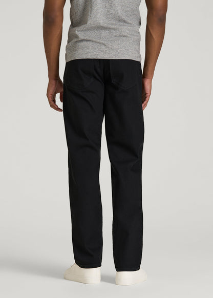 American Tall Men Carman TAPERED Jeans for Tall Men in Optimum Black