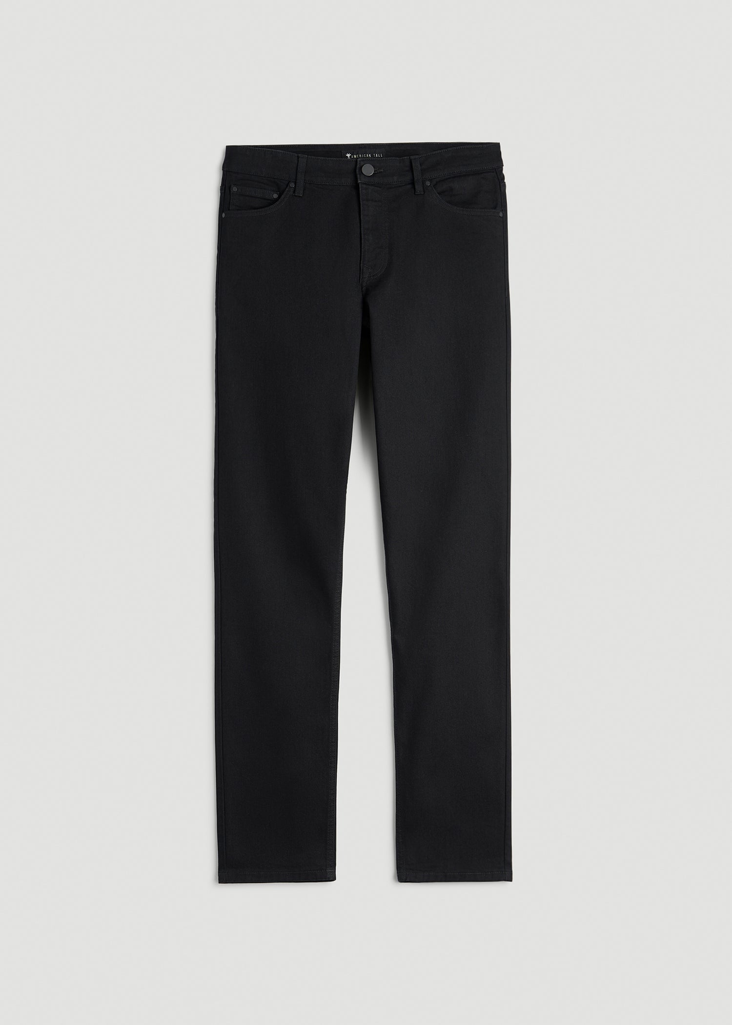 American Tall Men Carman TAPERED Jeans for Tall Men in Optimum Black