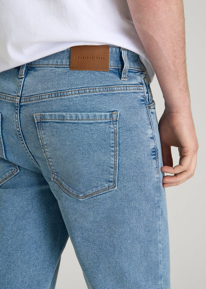 American Tall Men Carman TAPERED Jeans for Tall Men in Perfect Blue