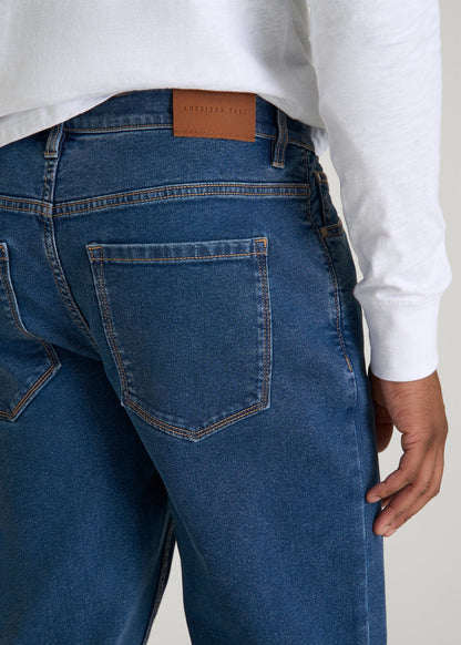 American Tall Men Carman TAPERED Jeans for Tall Men in New Colorado Blue