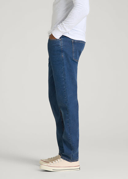 American Tall Men Carman TAPERED Jeans for Tall Men in New Colorado Blue