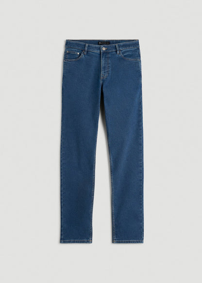 American Tall Men Carman TAPERED Jeans for Tall Men in New Colorado Blue
