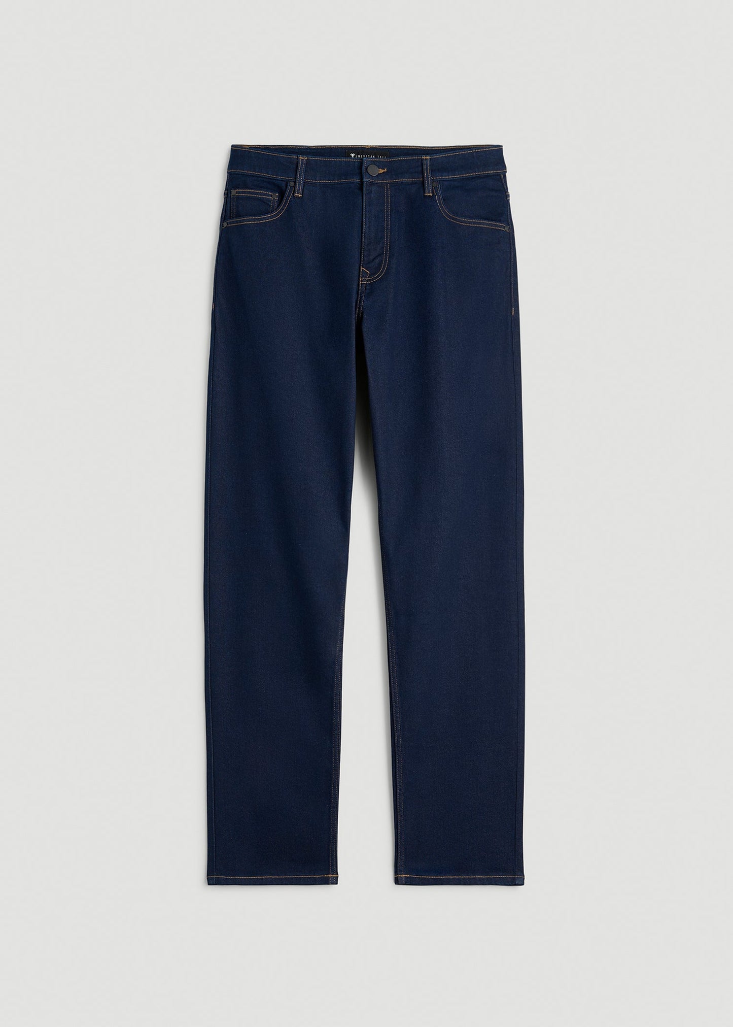 American Tall Men Mason Relaxed Fit Jeans for Tall Men in Deep Indigo Wash