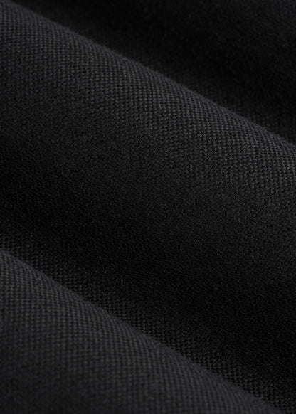 American Tall Men Stretch Cotton Linen Blend Pull-On Pants for Tall Men in Black
