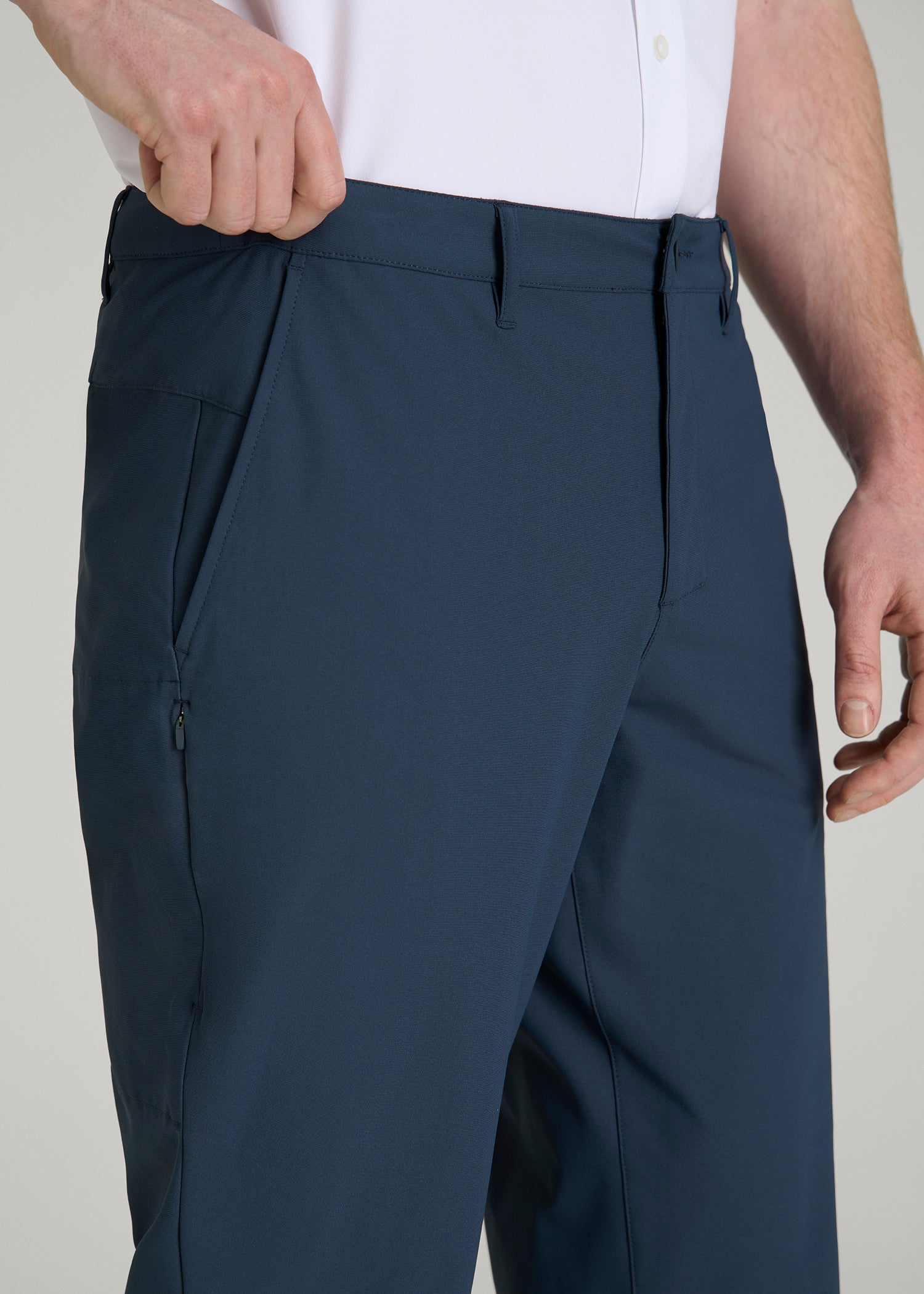 American Tall Men Traveler Chino 2.0 for Tall Men in Navy Blue