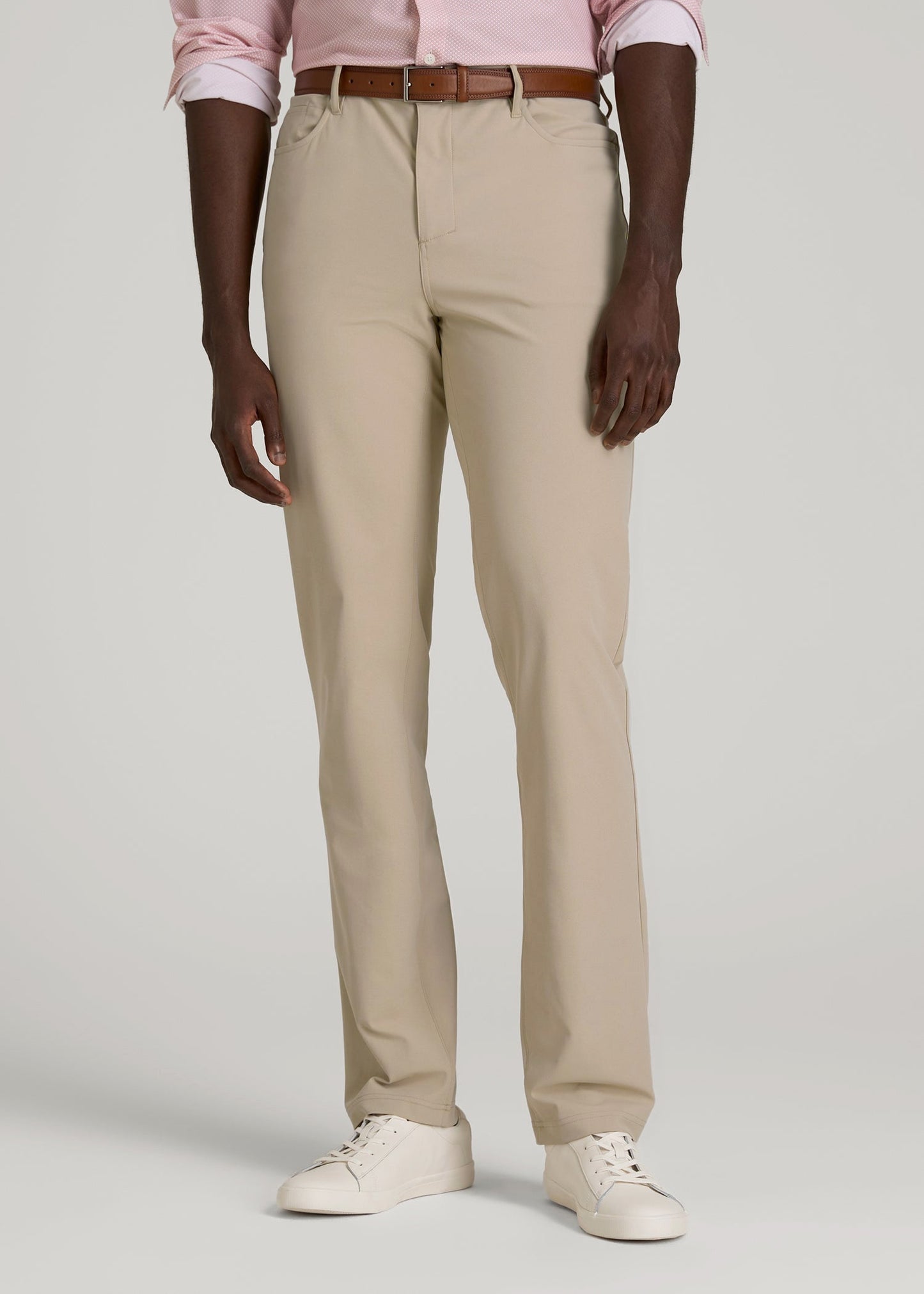 American Tall Men Traveler Pant 2.0 for Tall Men in Light Khaki