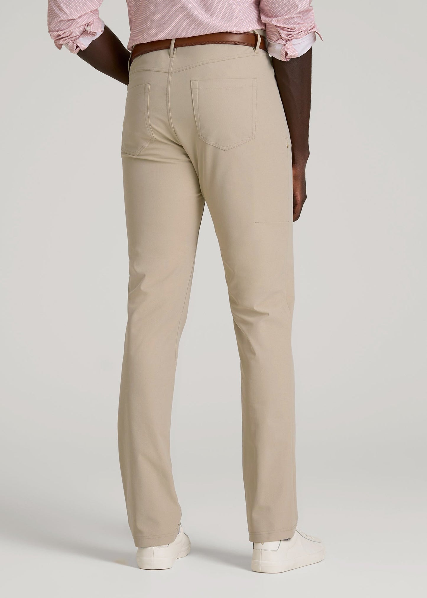American Tall Men Traveler Pant 2.0 for Tall Men in Light Khaki