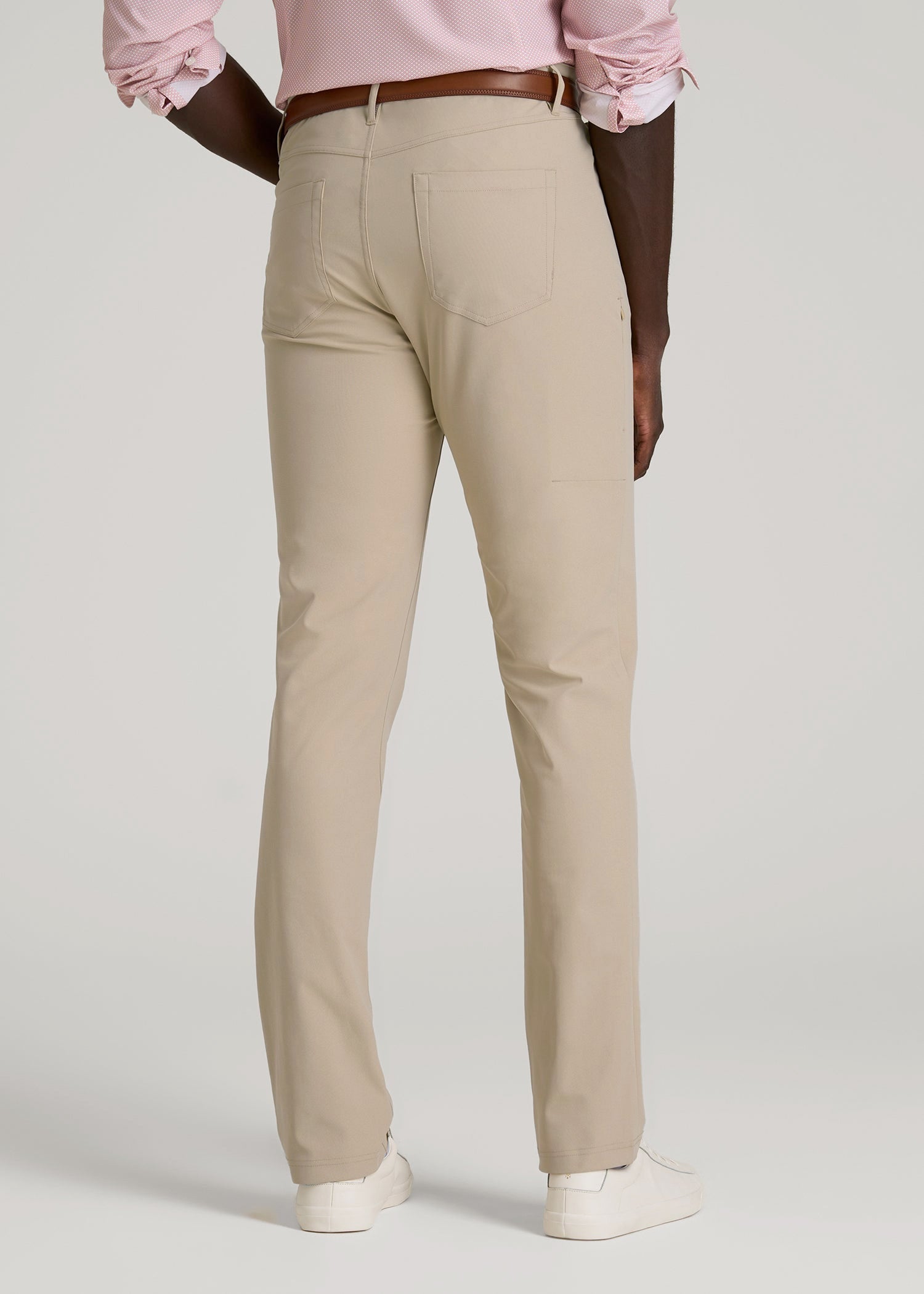 American Tall Men Traveler Pant 2.0 for Tall Men in Light Khaki