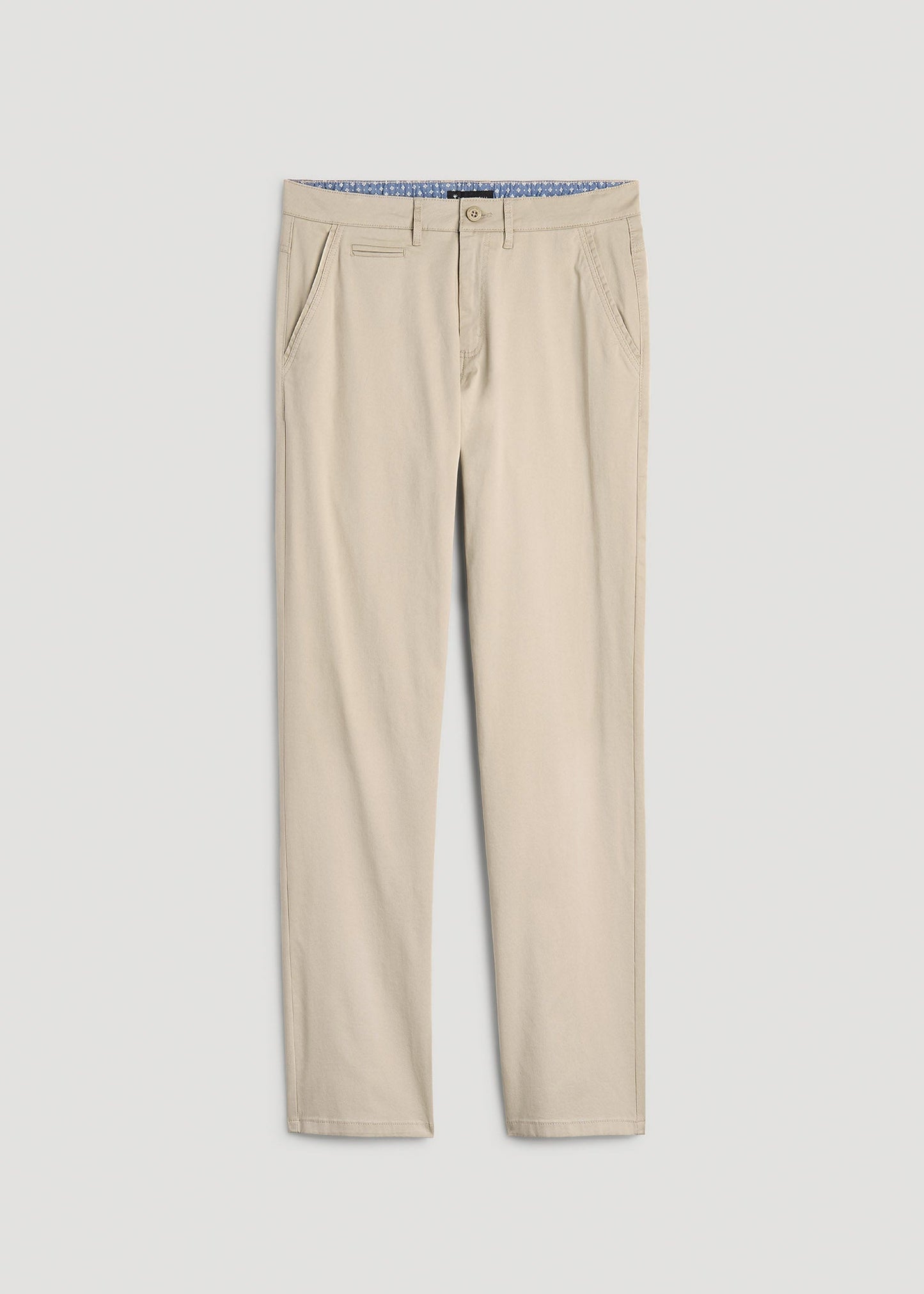 American Tall Men J1 STRAIGHT Leg Chinos for Tall Men in Desert Khaki
