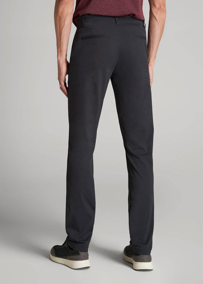 American Tall Men TAPERED FIT Traveler Chino Pants for Tall Men in Black