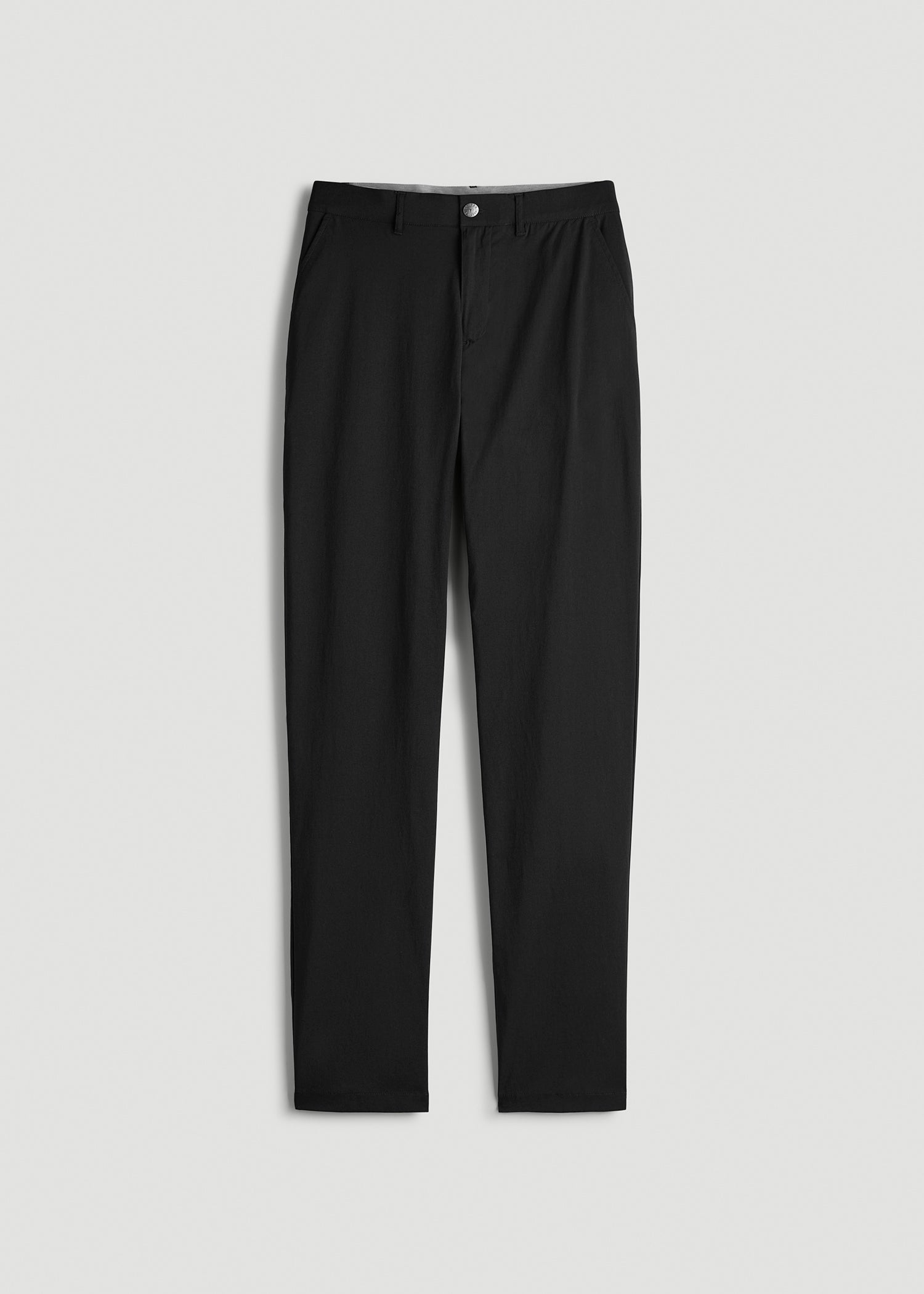 American Tall Men TAPERED FIT Traveler Chino Pants for Tall Men in Black