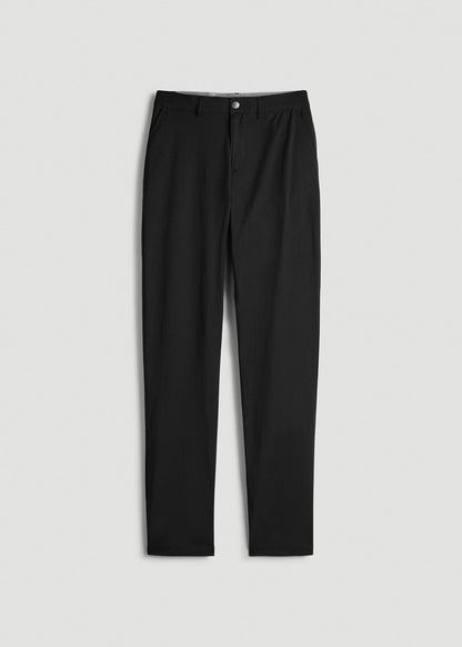 American Tall Men TAPERED FIT Traveler Chino Pants for Tall Men in Black
