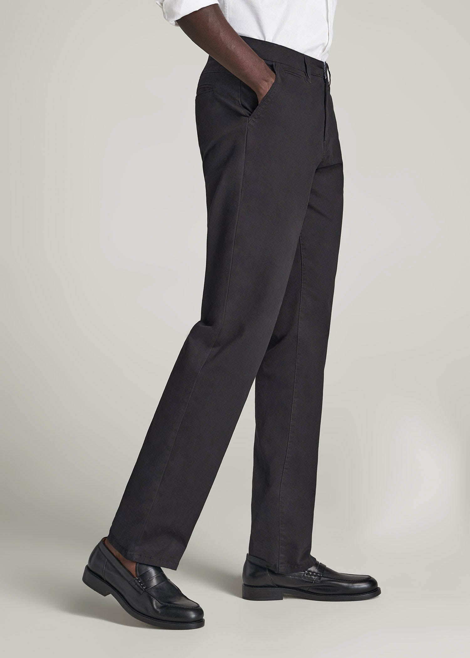 American Tall Men Mason RELAXED Chinos for Tall Men in Black