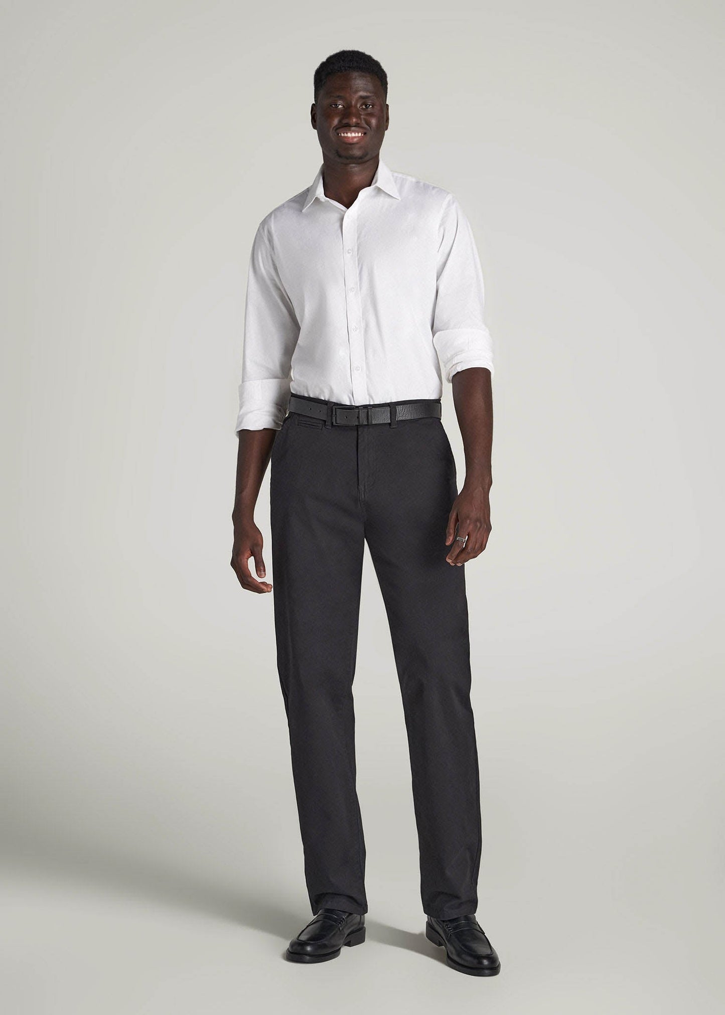 American Tall Men Mason RELAXED Chinos for Tall Men in Black